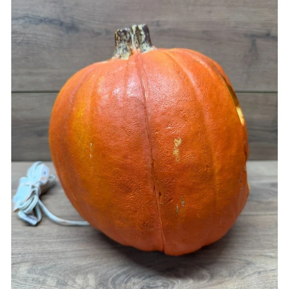 Trendmasters Light Up Foam Blow Mold Jack O Lantern Pumpkin 10